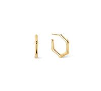 SINGULARU Boucles d'Oreille Mini Bamboo Acier Plaqué Or Bijoux pour femmes