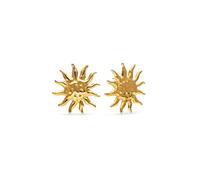 SINGULARU - Boucles d'Oreille Sunna. Acier avec Plaqué or 18 carats. Bijoux pour Femme.