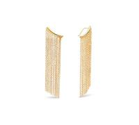 SINGULARU - Boucles d'Oreille Tamara Cascada. Laiton avec Plaqué or 18 carats. Bijoux pour Femme.