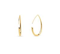 SINGULARU - Boucles d'oreilles Gota Arch. Argent Sterling avec Plaqué Or 18Kt. Bijoux sans Fermoir. Bijoux pour Femme