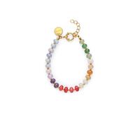 SINGULARU Bracelet Gummy Stones Acier Plaqué Or Bijoux pour femmes