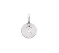 SINGULARU Breloque pour femme Mini Médaillon Lettre Acier