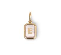 SINGULARU Charm Personnalisé Letter Nacre Plaqué Or Bijoux pour femmes