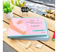 Sinhaklóho Libro/Diario/Agenda del Embarazo Semana a Semana | 9 Meses De Boñitos Recuerdos Mientras Te Esperaba, Álbum Embarazadas para Photos, Ecografías e Información, 8 Hojas Pegatinas Lindas