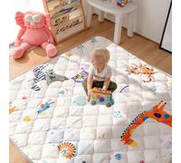 Sinhaklóho Tapis de Jeu Bébé Ultra Épais et Pliable, Antidérapant, Lavable en Machine, 180×150 cm, Sans Odeur, Idéal pour Parcs de Jeux et Sols, Safari Sauvage