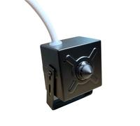 SINIS Caméra de sécurité 4k PoE à l'intérieur, mini caméra IP avec un audio | Utilisation filaire 8 MP seule ou avec NVR, microphone intégré, visualisation à distance P2P, détection humaine et de