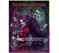 Sinister Clown & Crazy Lover Coloring Book for Adults: Dark Villain Couple, Gothic Love, Twisted Romance & Anti-Hero Designs | Edgy Coloring Book for Stress Relief