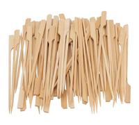 SINJEUN Lot de 1 000 Piques Brochettes en Bambou de 15 cm pour Barbecue, Cocktail, Fête de Barbecue, Buffet, Fête