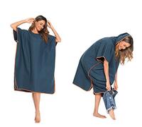 SINJYUN Poncho-serviette de bain Adulte Femme Éponge Aide à changer Surf Natation