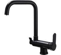 Sink 3-Way Black Front Window Foldable Rotatable in for Filter Kitchen Faucets Faucet Flexible B, Single Player Mode (Color :