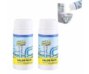 Sink and Drain Cleaner,Powerful Sink Cleaner for Kitchen and Pipes Cleaning Tool,Multi-functional pipe unclogging agen,Drain Clog Remover for Kitchen Sinks,Shower Drains,Tubs (2pcs)