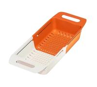 Sink Colander Basket - Adjustable Drainer Tray, Spacious Produce Washing Container, Telescopic Straining Rack | Kitchen Food Rinsing Workflow, Fruit Vegetable Preparation, Pasta Noodle Draining