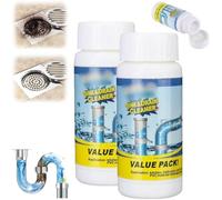 Sink Drain Cleaner,Multi-Functional Fast Foaming Pipe Unclogging Agent,Powerful Sink Drainer and Pipe Cleaner,Pipeline Dredging Agent for Kitchen and Pipes Cleaning Tool (2)