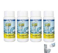 Sink Drain Clog Remover, Drain Cleaner and Deodorizer, Fast Foaming for Kitchen Toilet Pipeline Quick Cleaning Tool (4PCS)