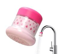 Sink Faucet Filter, Splash Proof Water Softener Attachment, Detachable Leak Proof Faucet Mount Filtration System with Clean Water Flow Design, Kitchen Home Use Kit, Filter for Drinking Washing