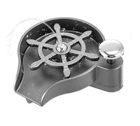 Sink Glass Washer, Stainless Steel Cup Rinser, Press Down Cleaning Sprayer, Built in Sink Rinse Tool, Cup Washing Device Details, Rinse Tool for Bottles Mugs and Glassware