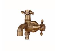 Sink Mixer Wall-Mounted European Antique Dual Purpose Bathroom Single Cold Washing Machine Mop Pool Dual-Purpose Kitchen Faucets Wall Mounted Faucet Water Tap