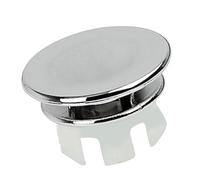 Sink Overflow Cover - Basin Overflowing Hole Ring Insert | Electroplated PP Sink Overflow Cap Replacement for Washbasin, Kitchen Sinks, hôtel, Home Decoration