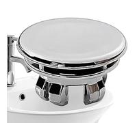 Sink Overflow Ring - Bathroom Basin Hole Cover for Drain Protection | Chrome Finish Overflow Cap with, Rust Resistant Design, Easy Fit Installation for Home Sinks Easy Installation