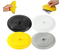Sink Plugs Universal for Sink,Silicone Tub Stopper,Drain Stopper Universal Plug, for Kitchens, Bathrooms and Laundries, Bathtub Cover,Ideal for Drains in Kitchen and Bathroom-A