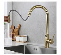 Sink Pullout LED Digital Temperature Display Faucets, Kitchen with Pull Down Sprayer, 3 Function Pot Filler Bar Faucet for