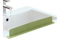 Sink Splash Guard Garde-boue en silicone 49 x 8,1 x 5 cm - Garde-boue pour évier, arrêt pratique de l'eau pour évier de cuisine et lavabo, pour éviter les éclaboussures d'eau sur l'évier et le lavabo