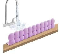 Sink Splash Guard - Silicone 50.8x9.3x4.07cm | Splatter Protection Sink Shield, Waterproof Edge Protector For Bathroom, Kitchen, Restaurant And Bar Counter Use