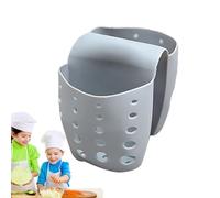 Sink Sponge Holder + Food Catcher Basket, Durable Flexible Rack, Easy Drain + Saddle Sink Strainer For Dishwashing Vegetable Fruit Cleaning, Kitchen Counter Organization, Household Use + Ideal Practic