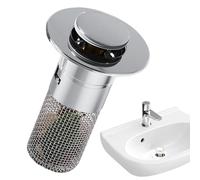 Sink Stopper Hair Catcher, 6x8cm Efficient Anti-Clogging Hair Catcher Sink Drain Replacement - Easy Setup Solution Kitchen Filter Plug for Home Hotel Restaurant Businesses Rental Dormitory