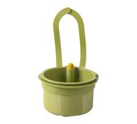 Sink Strainer Basket, Dumping Colander, ABS Waste Drainer, Press-to-Empty Design, Compact Size, Saves Space, Easy Cleaning, Multipurpose Use, Perfect for Dorm, RV, Apartment, 14.3x8.3x20.2cm
