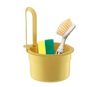 Sink Strainer Basket, Dumping Colander, ABS Waste Drainer, Press-to-Empty Design, Compact Size, Saves Space, Easy Cleaning, Multipurpose Use, Perfect for Dorm, RV, Apartment, 14.3x8.3x20.2cm