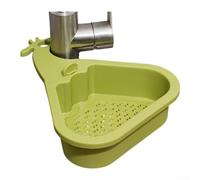 Sink Strainer Basket Plastic Food Catcher Green(Green)