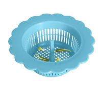 Sink Strainer - Handle Design Sink Sieve, Waste Capture and Quick Drainage | Sinnk Hole Strainer Drain Protector for Bathroom, Kitchen, Hair Catcher Stopper for Bathtub, White