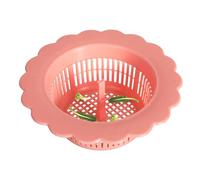 Sink Strainer - Handle Design Sink Sieve, Waste Capture and Quick Drainage | Sinnk Hole Strainer Drain Protector for Bathroom, Kitchen, Hair Catcher Stopper for Bathtub, White