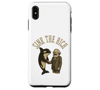 Sink The Rich Orca Karl Marx Kommunismus Yacht Politics Meme Coque pour iPhone XS Max