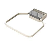 Sink Waste Strainer - PC 21.8cm, Kitchen Food Catcher, Suction Cup | Foldable, Drain Filter Basket, Corner Mesh Holder For Food Waste Disposal, Scrap Collection, Garbage, Sink, Home, Kitchen