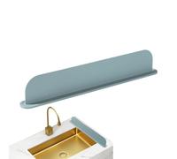 Sink Water Splash Guard, Silicone Splash Guards for Kitchen Sinks, 19.29x3.35x1.97 Inches 19IN Waterproof Mat Stopper, Flexible Barrier to Prevent Waters Clutter in Home, Apartment, Outdoor Use