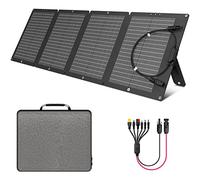 SinKeu Panneau solaire pliable de 120 W, chargeur solaire portable avec sac de transport, étanche avec sorties MC4/Anderson/XT60/DC, idéal pour les stations d'alimentation, les générateurs, le camping