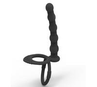 Sinkmaxu Plug Anal Avec Anneau Pénien Double Pénétration 5 Boules Anales Gode Ceinture Masseur Stimulation Jouet Sexuel Pour Homme