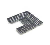 Joseph Joseph Sink Saver - Tapis de protection réglable pour évier de cuisine en 2 pièces avec pieds antidérapants, gris