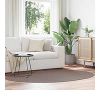 Sinkzol HUARTE Tapis en polyester sable 140 x 200 cm antidérapant, pliable, facile d'entretien, pour salon, chambre à coucher, couloir, cuisine, salle à manger, avec protection thermique et acoustique