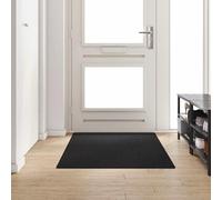 Sinkzol Tapis de couloir - Anthracite - 100 x 200 cm - 100 % polypropylène - Antidérapant - Pour salon, chambre à coucher, couloir, cuisine - Avec protection du sol, isolation thermique et acoustique