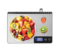 SinLaw Balance de cuisine numérique, Balance de Cuisine Electronique 15 kg avec Écran LCD Rétroéclairé, Mesure PréCise Jusqu'à 1g, Avec piles incluses, Fonction tare