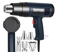 SinLaw Décapeur Thermique Professionnel 2500W, Pistolet à Air Chaud 50℃~650℃ Température Variable en Continu, 2 Débit D'air,Protection de Surcharge,5 Buses,Pour Décongeler, Souder