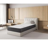 sinlikon Matelas 90x190,Epaisseur 22CM,Basics Matelas 7 Zones en Mousse à mémoire de Forme Confort, Moelleux (90x190x22CM)