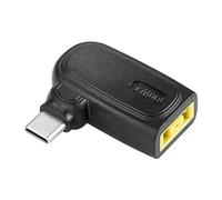 SinLoon 100 W PD Slim Tip vers Adaptateur de Charge de Type C carré Femelle vers connecteur USB C mâle, intégré avec Puce d'induction d'identification Automatique PD, pour Ordinateurs Portables