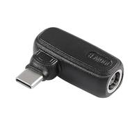 SinLoon 100W PD DC 7,4 mm x 5,0 mm Femelle (7,4 mm x 0,6 mm) entrée vers Adaptateur de Charge d'alimentation USB Type C mâle, Uilt-in avec Puce d'induction d'identification Automatique PD (7450 B)