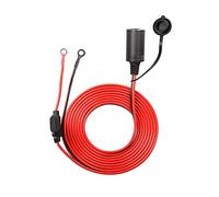 SinLoon 10FT 16 AWG Prise Allume-Cigare Femelle câble Robuste avec Porte-fusible à Lame 15A 12V 24V câble d'alimentation CC