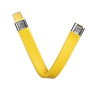 SinLoon 40Gbps USB4 Type C câble d'extension 100W PD charge rapide 8K USB C vers USB C plat mince FPC câble de données pour ordinateur portable et téléphone (Female to Male)