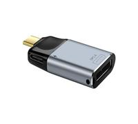 SinLoon Adaptateur USB C vers DisplayPort 1.4 8K @ 60 Hz Adaptateur DisplayPort mâle de type C vers femelle avec alimentation PD 100 W pour MacBook Pro 2018 Steam Deck 2019, IPAD Pro/iMac 2020/2018